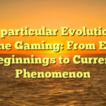 The particular Evolution of On-line Gaming: From Earlier Beginnings to Current Phenomenon