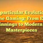 The particular Evolution of On-line Gaming: From Earlier Beginnings to Modern day Masterpieces